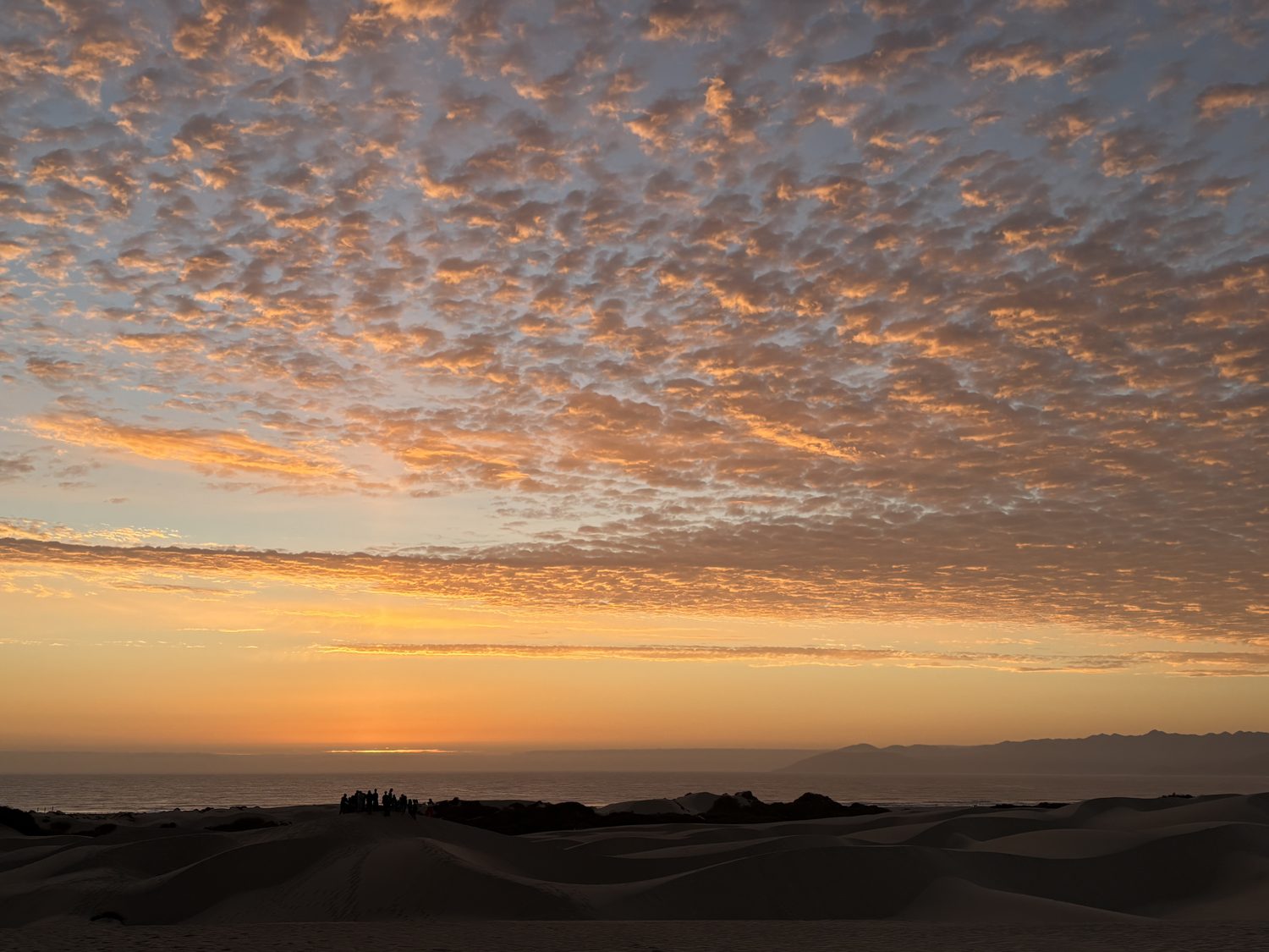 Sunset on the dunes